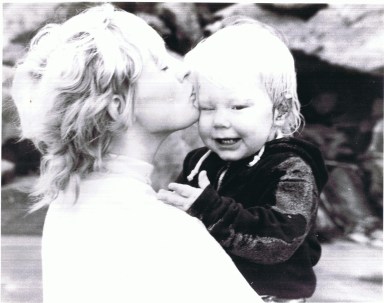 Mom & RK on the Beach